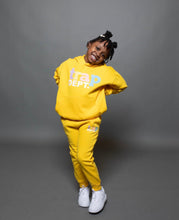 Load image into Gallery viewer, Kid “Cozy” Yellow Trap Dept. Sweatsuit