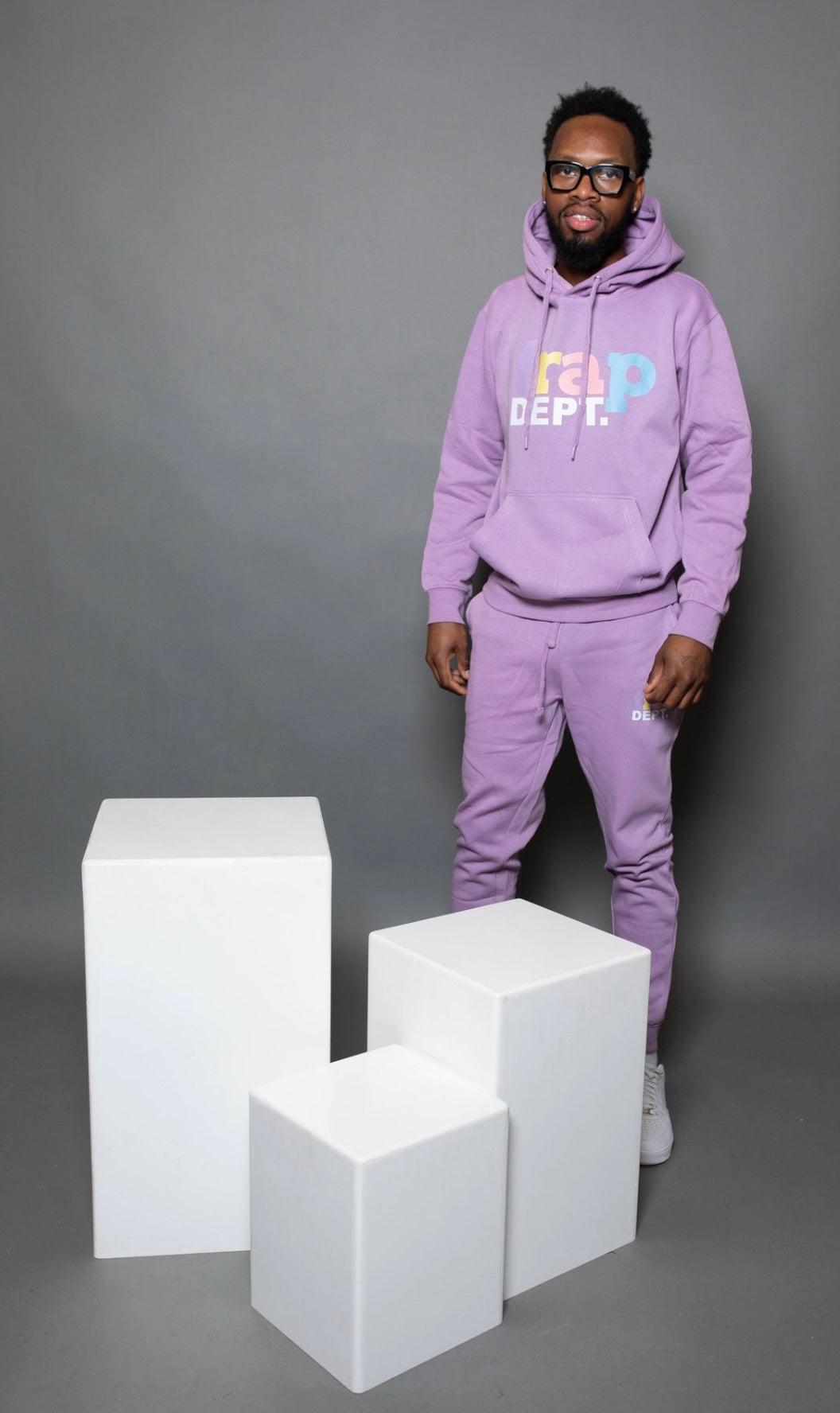 Cozy Purple Trap Dept. Sweatsuit