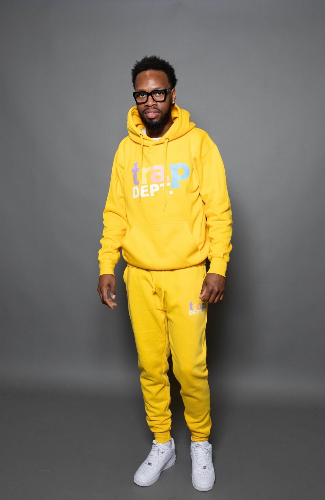 Cozy Yellow Trap Dept. Sweatsuit