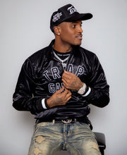 Load image into Gallery viewer, Satin Jacket (Black)
